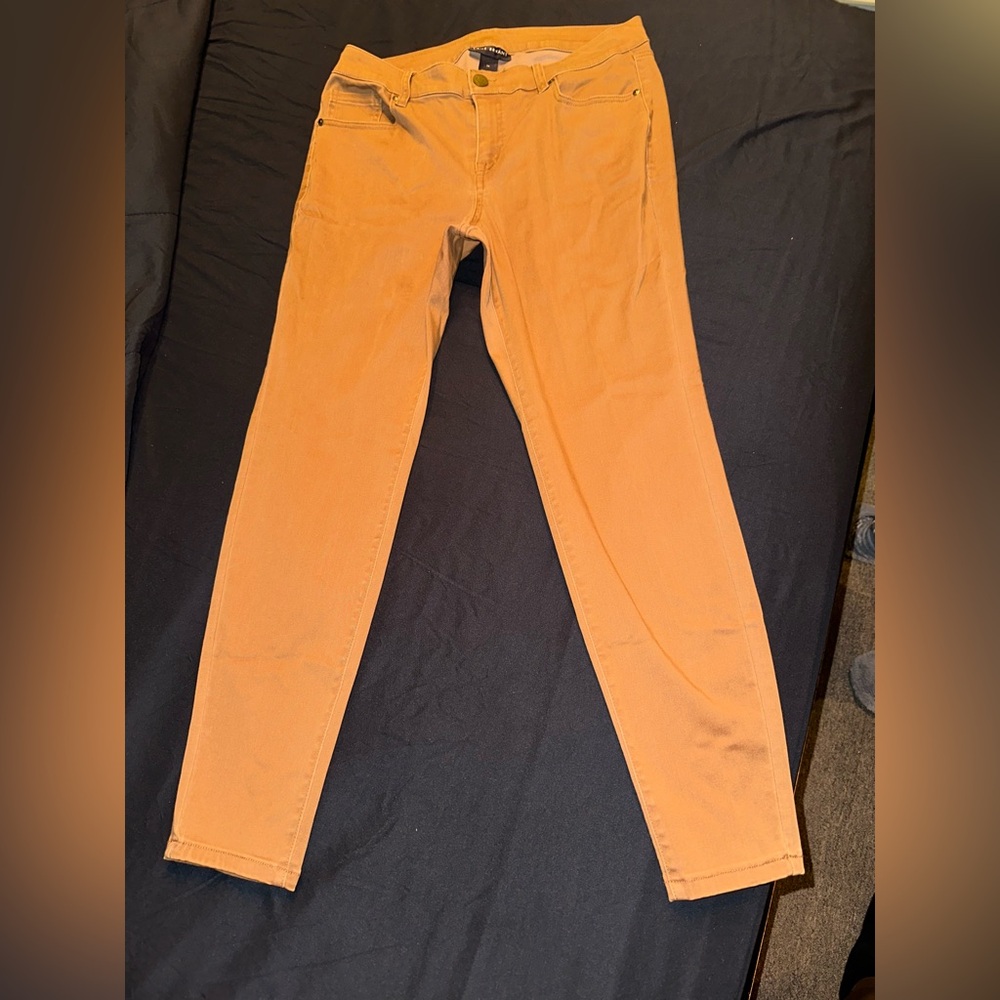 Orangish Skinny Jeans